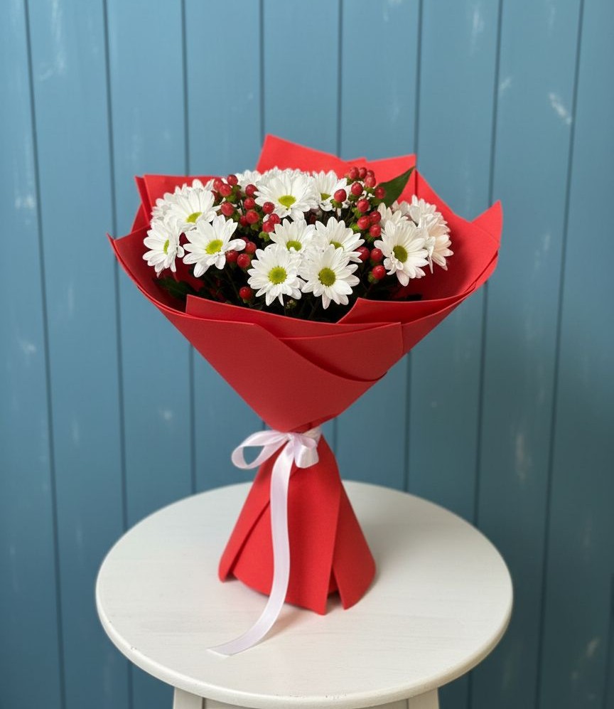 Букет цветов из: Хризантемы в Панахесе