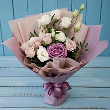 Букет цветов из:  Розы и Лизиантусы в Панахесе
