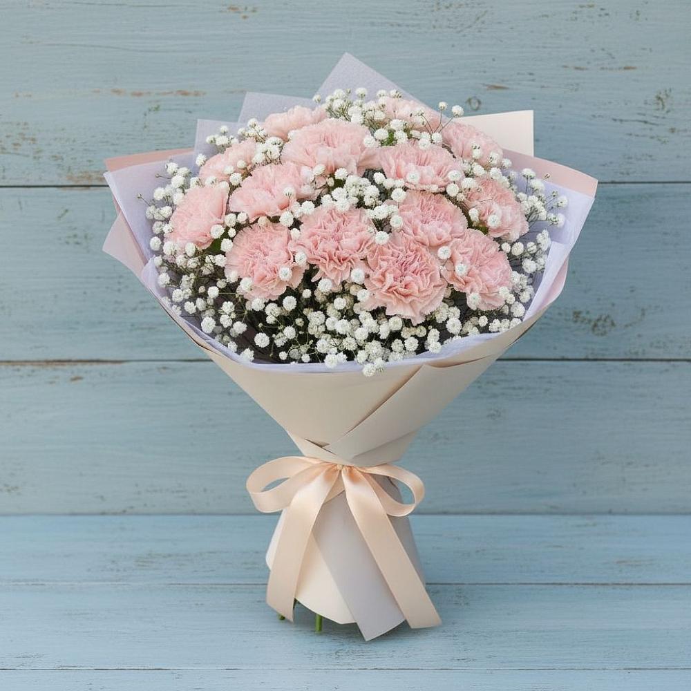 Букет цветов из: Гвоздики в Панахесе