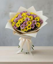 Букет цветов из:  Хризантемы #REPLACE_PRED# Панахесе