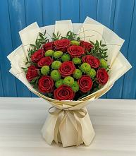 Букет цветов из:  Розы и Хризантемы в Панахесе